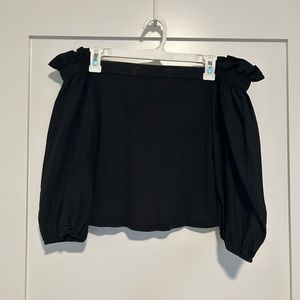 Off shoulder crop top